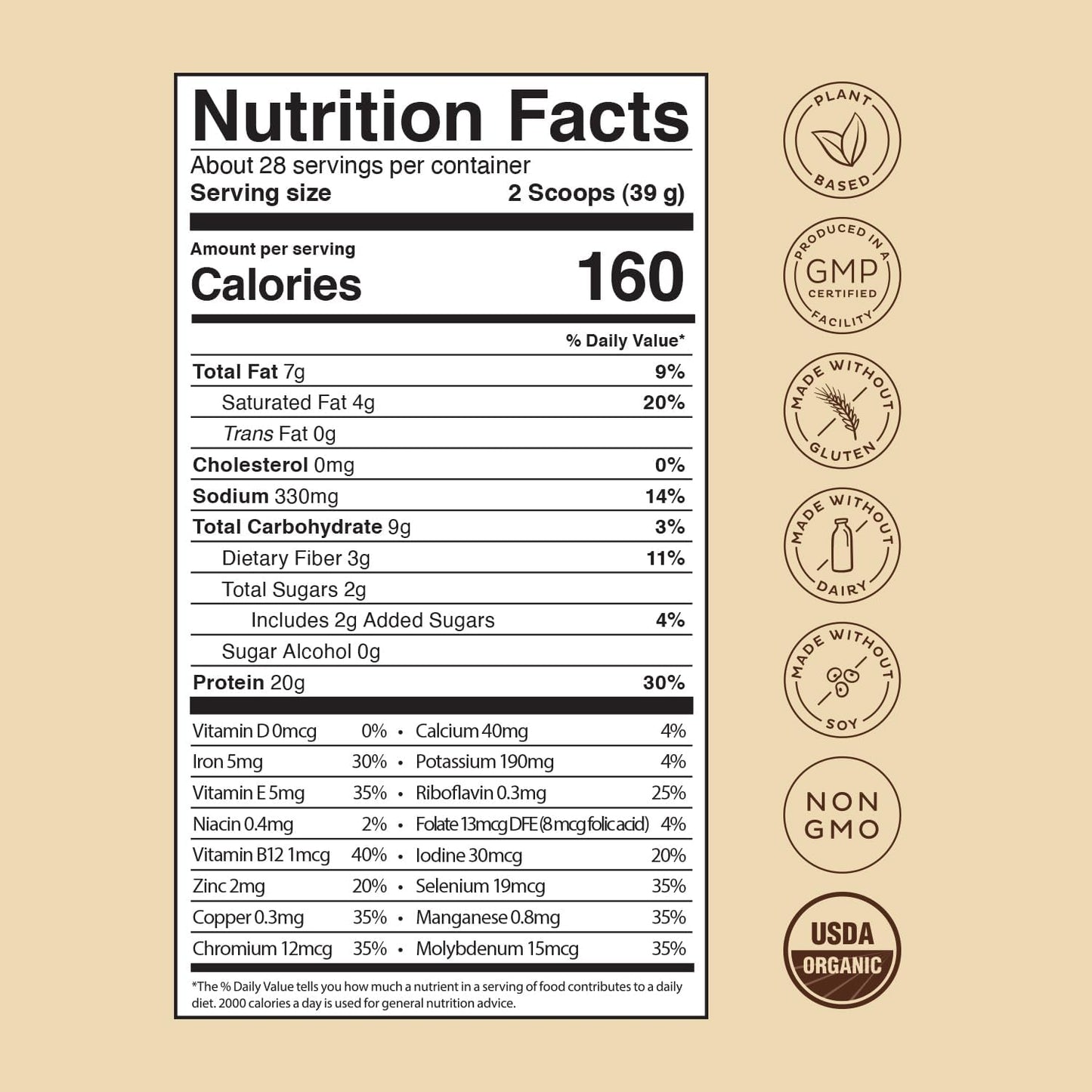 Bột Protein Thực Vật KOS Plant Protein