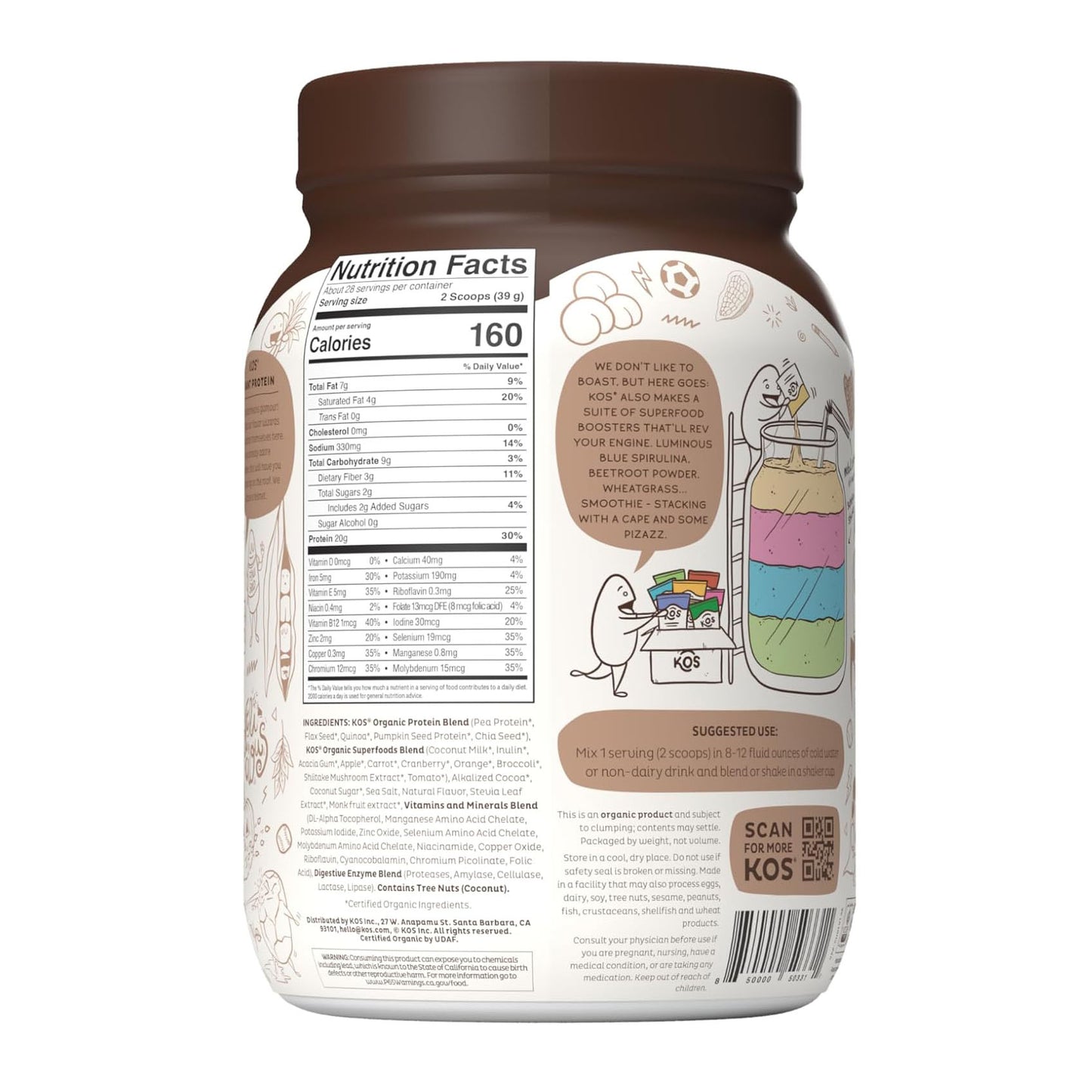 Bột Protein Thực Vật KOS Plant Protein