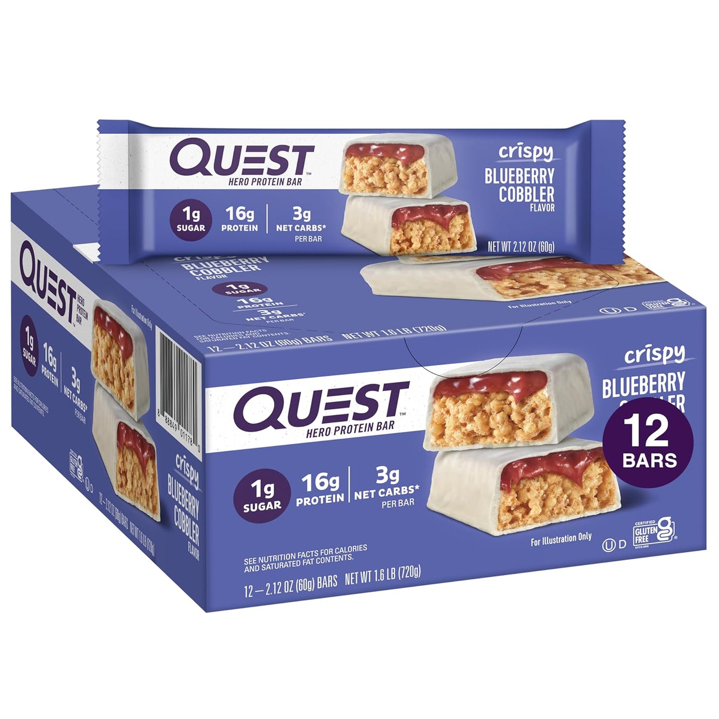 Protein Bar - Thanh Dinh Dưỡng không đường QUEST Hero
