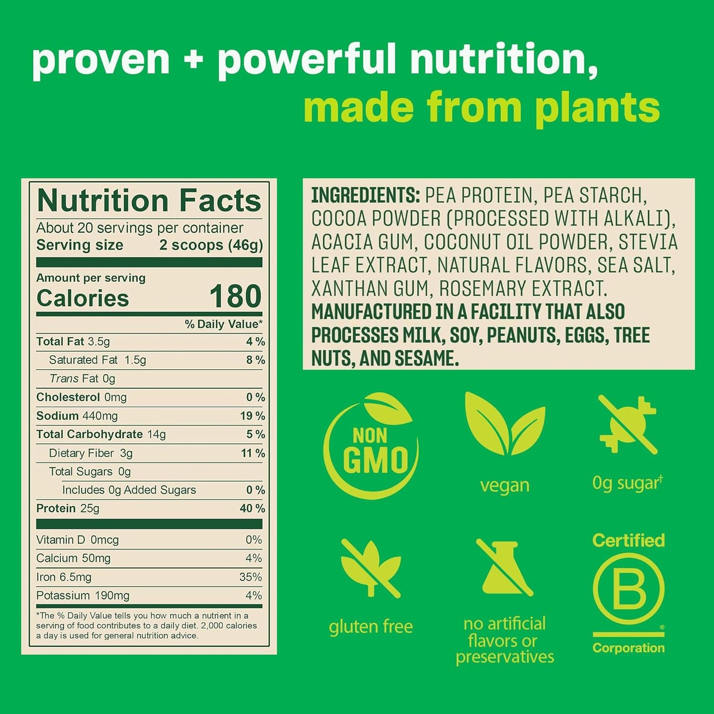 Bột Protein Thuần Chay Từ Thực Vật Vega Original Protein