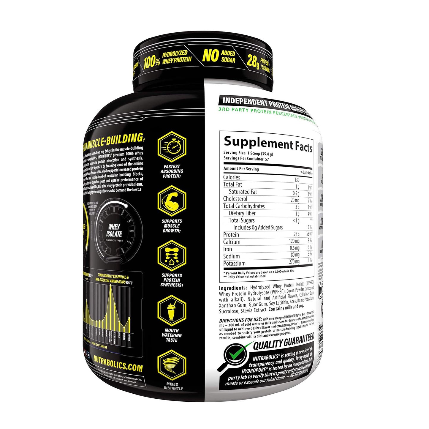 Whey Protein Nutrabolics Hydro Pure 4.5lbs (2.04kg)