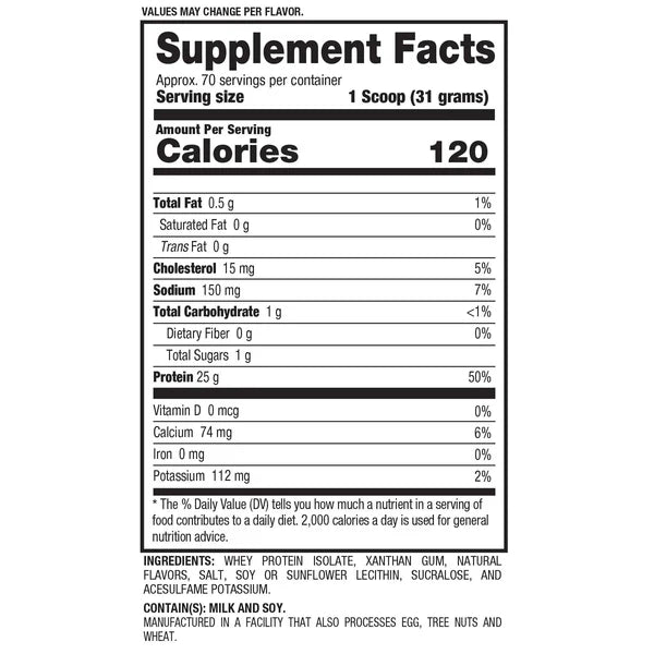 Whey Protein BPI Sports - ISO HD 5lbs (2.3kg)