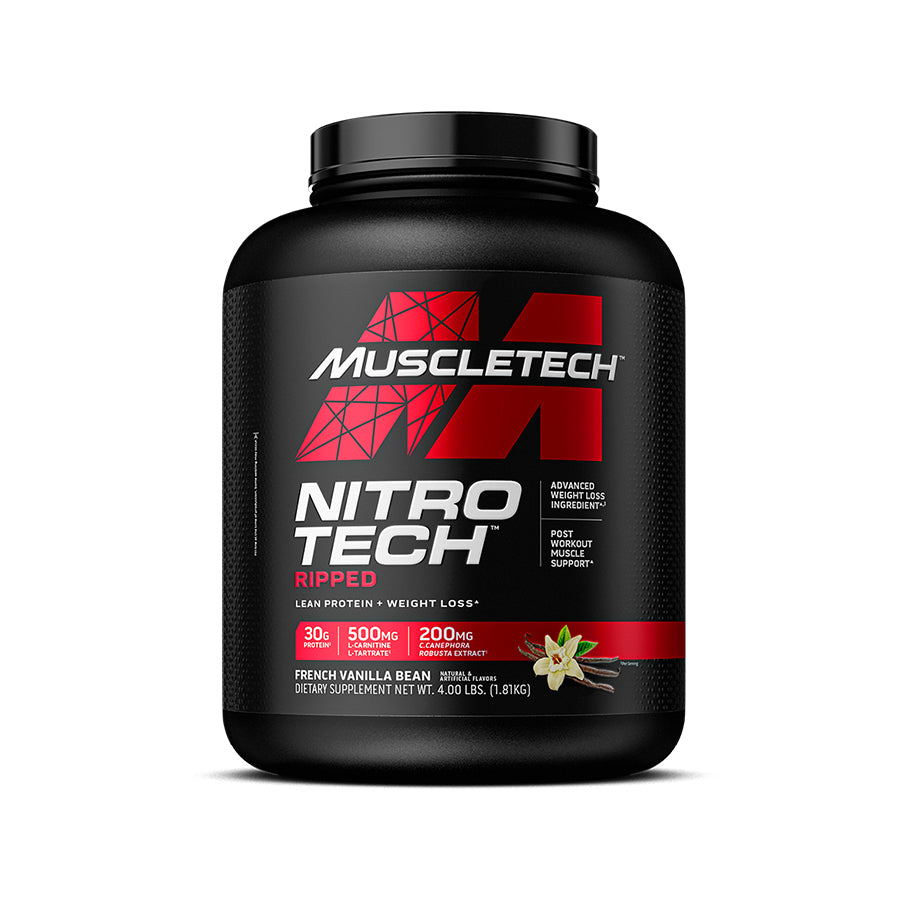 Bột Whey Muscletech NitroTech Ripped Bổ Sung đạm Tăng Cơ 4Lbs