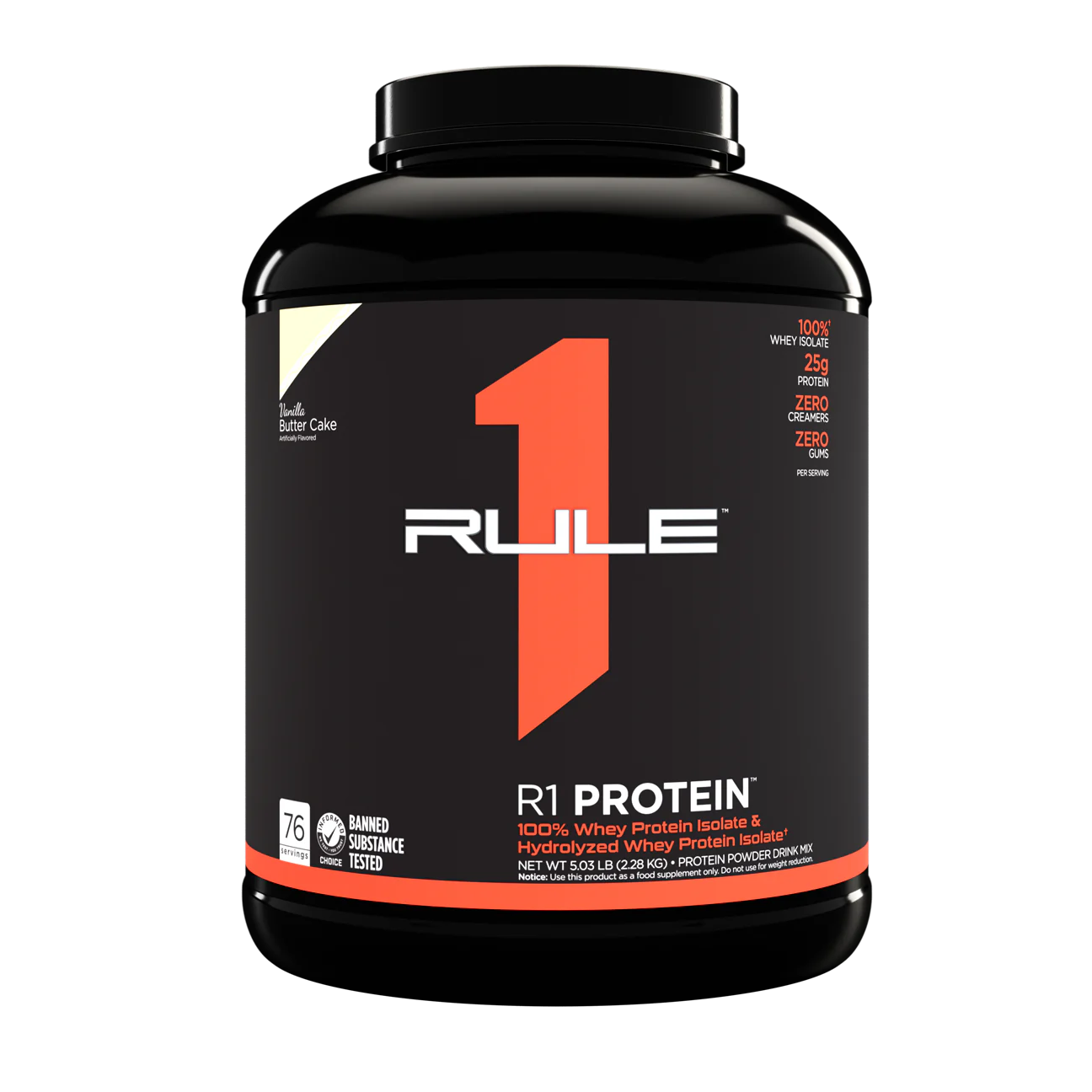 Sữa whey Protein Tăng Cơ Rule 1 Isolate 5lbs (2.3kg)