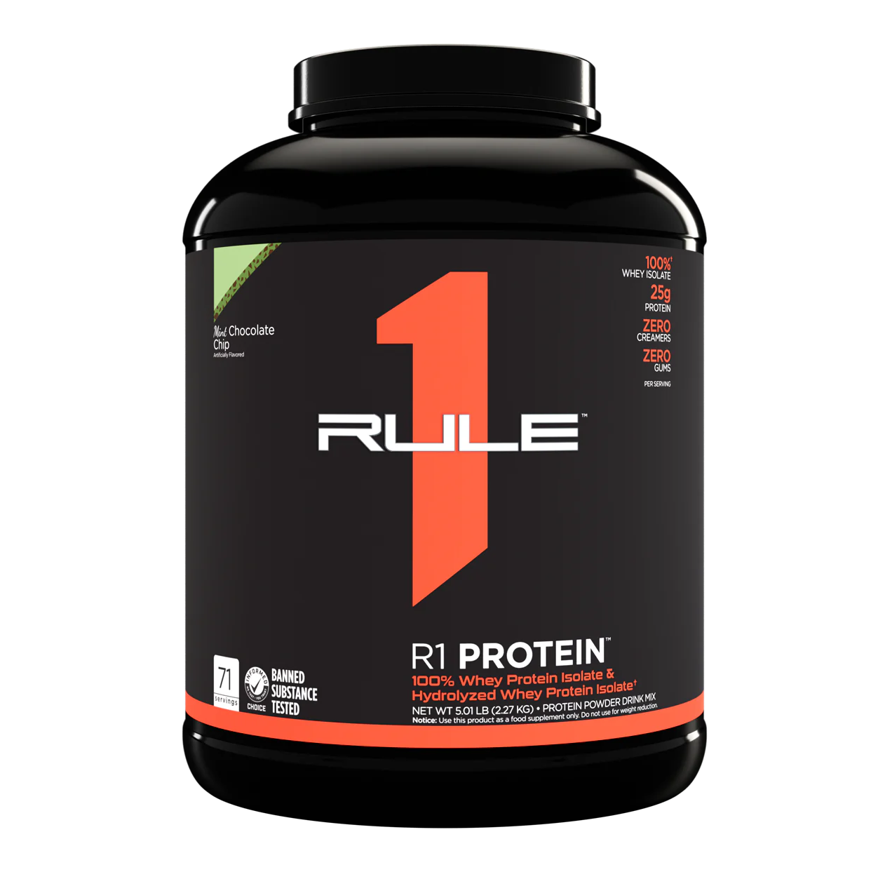 Sữa whey Protein Tăng Cơ Rule 1 Isolate 5lbs (2.3kg)