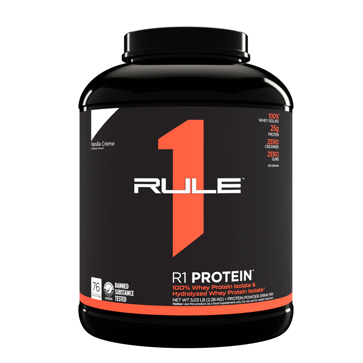 Sữa whey Protein Tăng Cơ Rule 1 Isolate 5lbs (2.3kg)