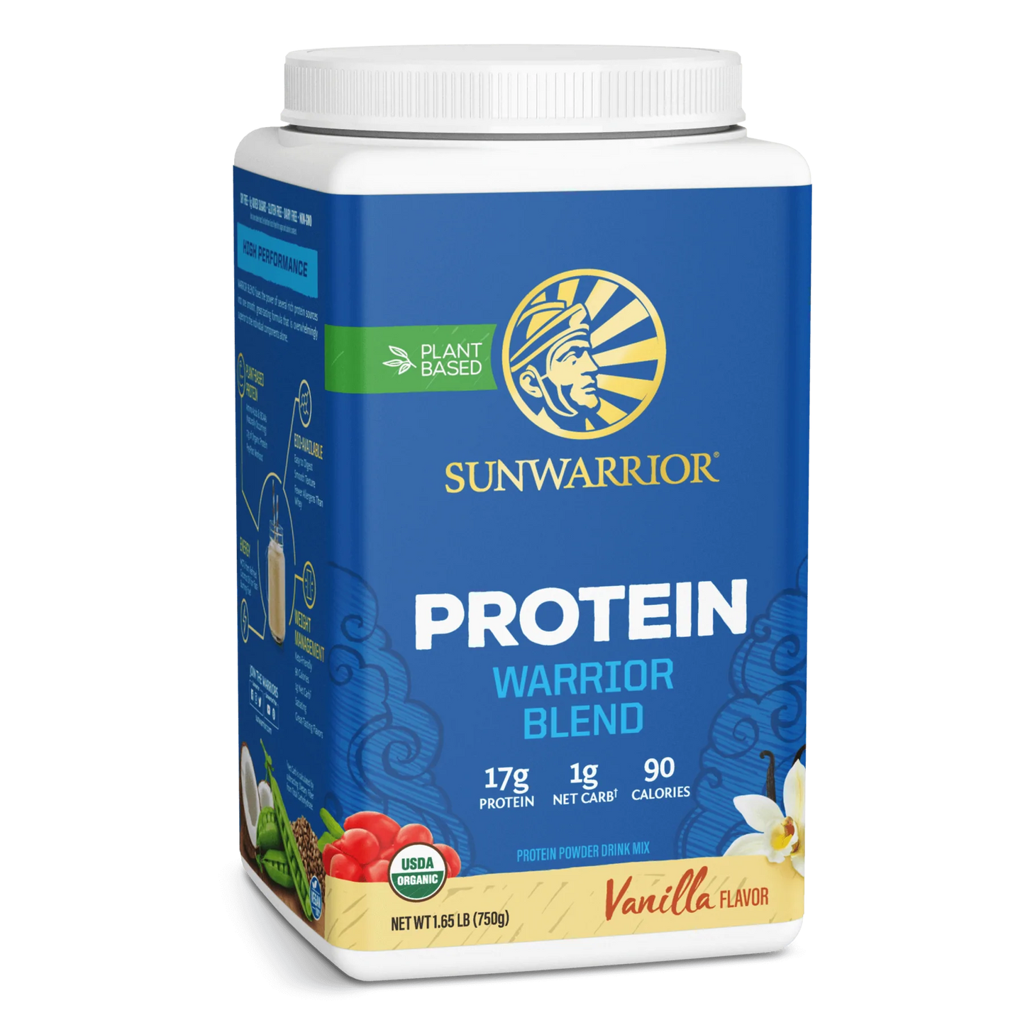 Bột Protein Thực Vật Hữu Cơ Chất Lượng Cao WarriorBlend - Sunwarrior 750g