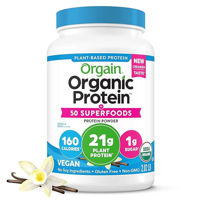 Bột Protein Thuần Chay Hữu Cơ Orgain Organic Protein + Superfoods Powder