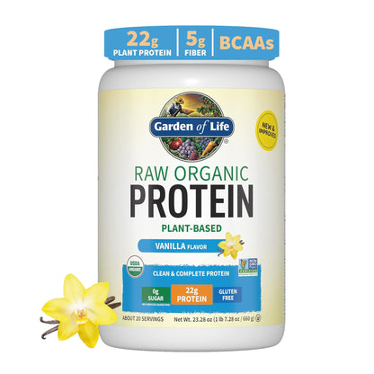 Bột Protein Thuần Chay Hữu Cơ Thô RAW Organic Protein Garden of Life
