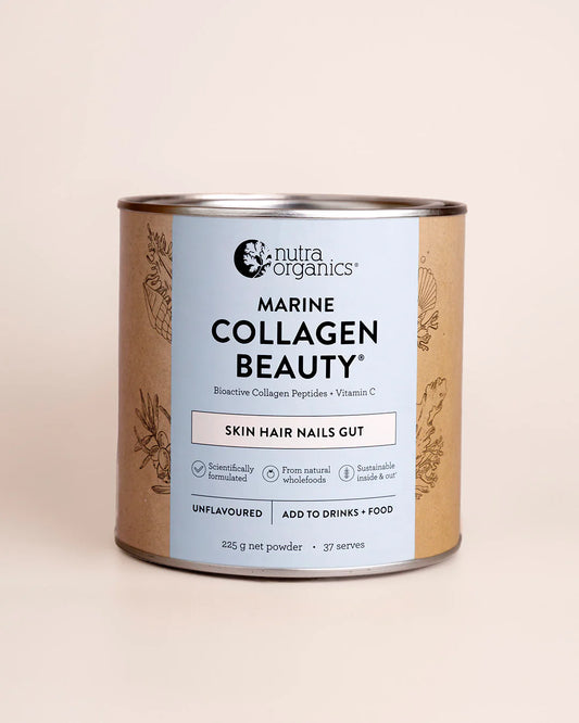Bột Bổ Sung Collagen Marine Collagen Beauty Nutra Organics 225g
