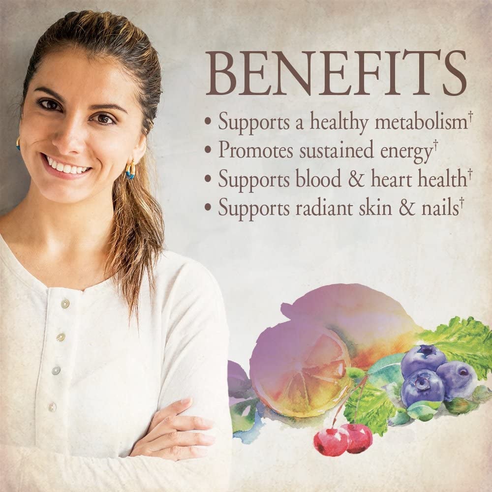 Đa Vitamin Biotin + Sắt  dành cho Phụ Nữ  Garden of Life Vitamin Code Hũ 60 Viên