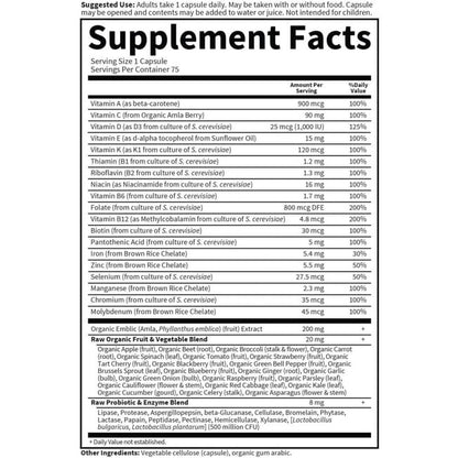 Đa Vitamin Cho Nữ Giới Garden of Life Vitamin Code Hũ 75 viên