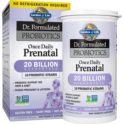 HŨ 30 Viên Lợi Khuẩn Garden of Life Prenatal – Dành Cho Mẹ Bầu, Thai Kỳ & Cho Con Bú