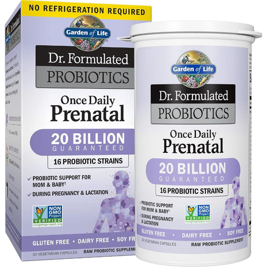 HŨ 30 Viên Lợi Khuẩn Garden of Life Prenatal – Dành Cho Mẹ Bầu, Thai Kỳ & Cho Con Bú