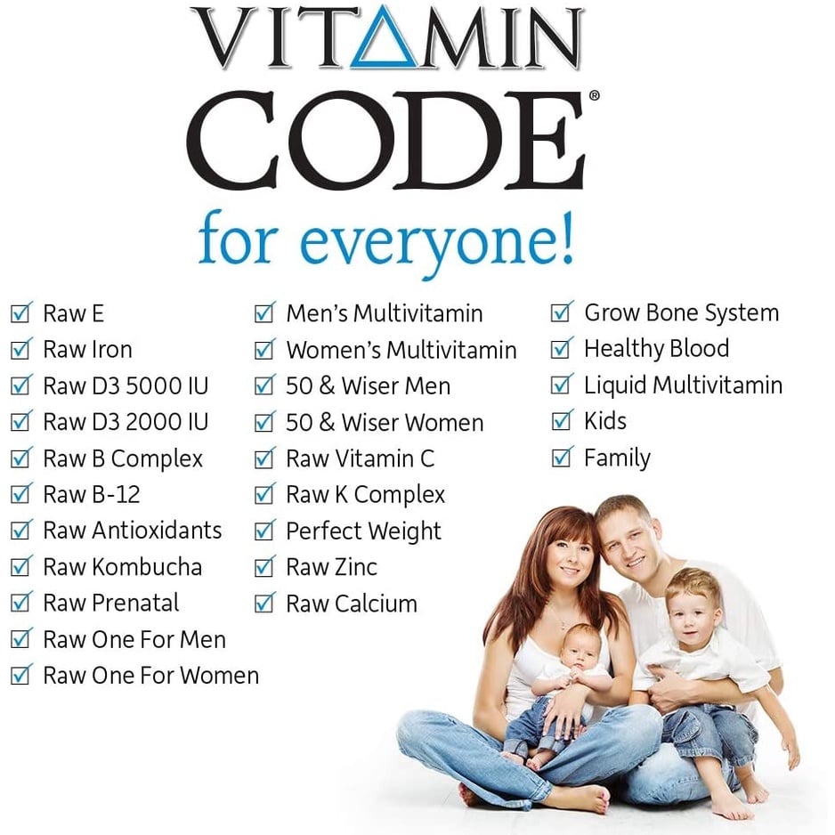 Đa Vitamin Cho Nam Garden of Life Vitamin Code Hũ 75 viên