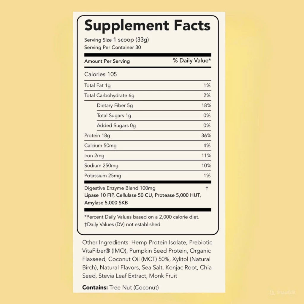 Đạm Thuần Chay Clean Simple Eats - Bột Protein Vegan không chứa đậu 990g
