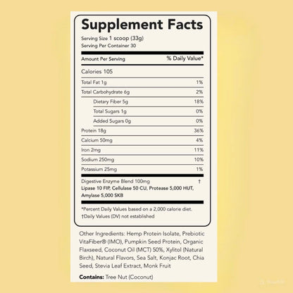 Đạm Thuần Chay Clean Simple Eats - Bột Protein Vegan không chứa đậu 990g